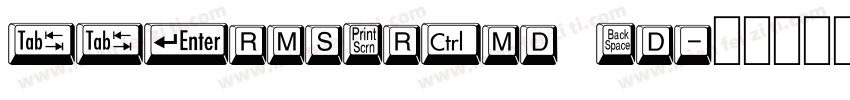 TTNrmsPrCmd Bd字体转换